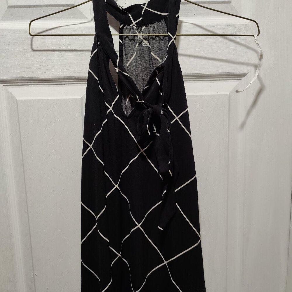 Lane Bryant Black and white blouse